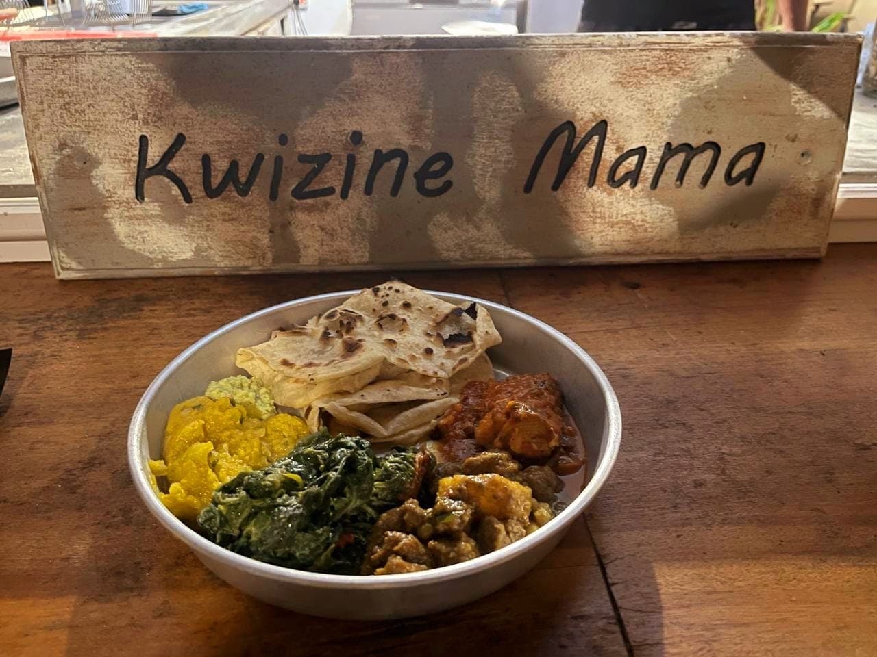 A homemade Mauritian meal