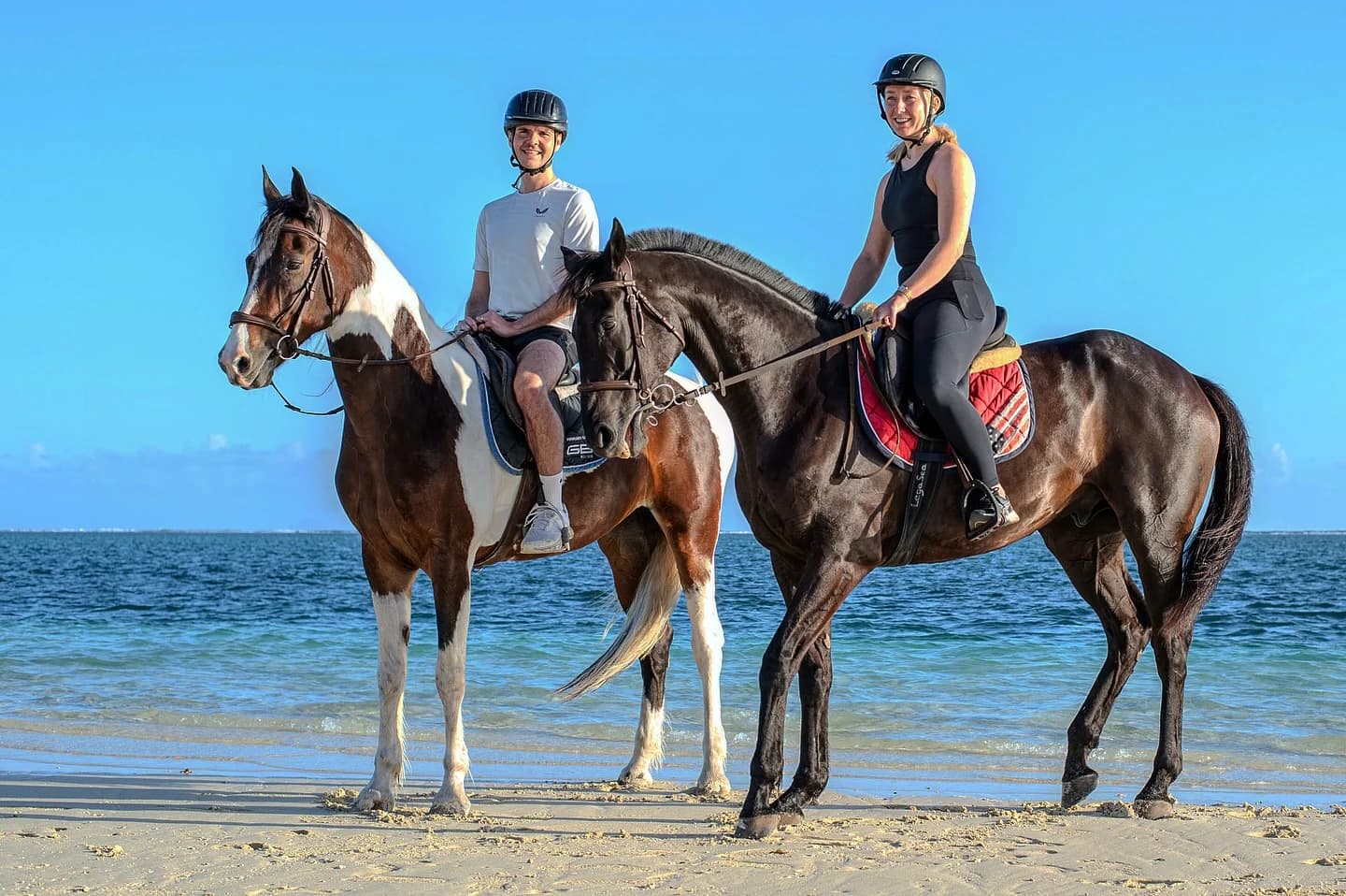 Paseo a caballo por la playa de Belle Mare