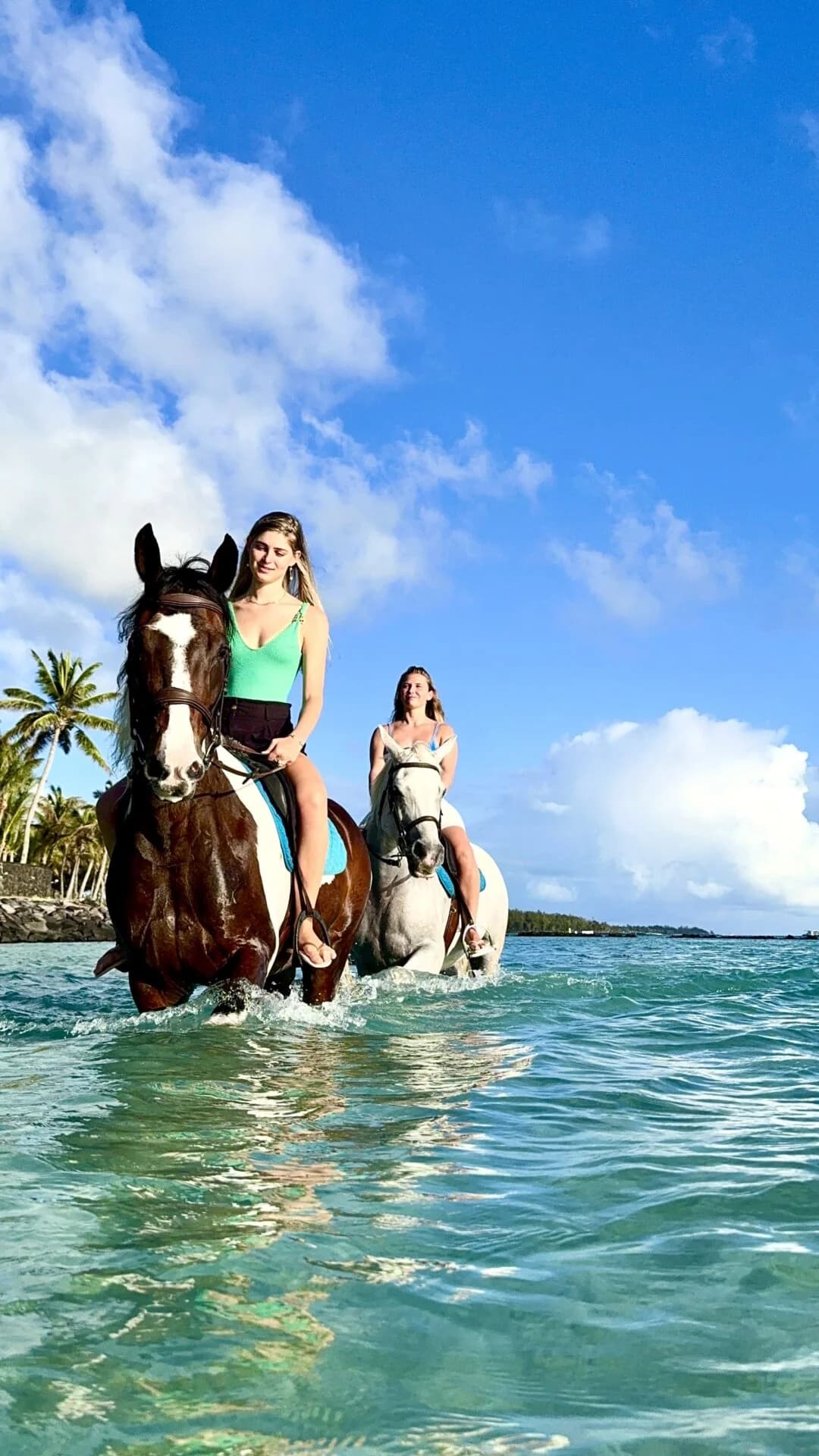 Paseo a caballo por la playa de Belle Mare