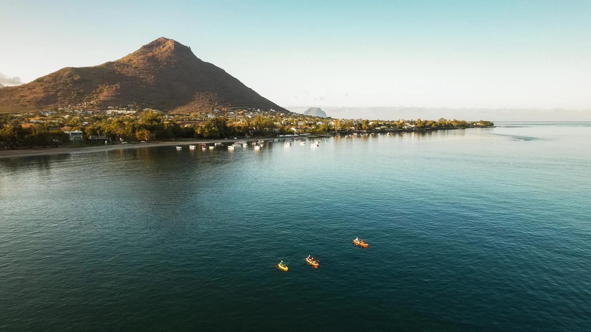 Kayak with Dolphins in Mauritius