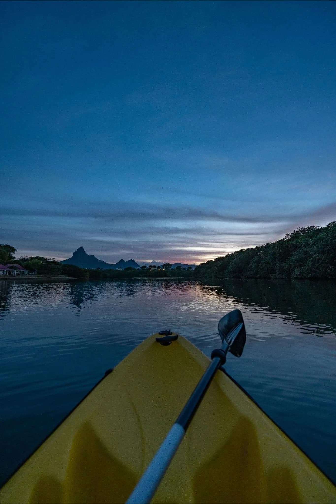 Kayak at Sunrise on the Tamarin River