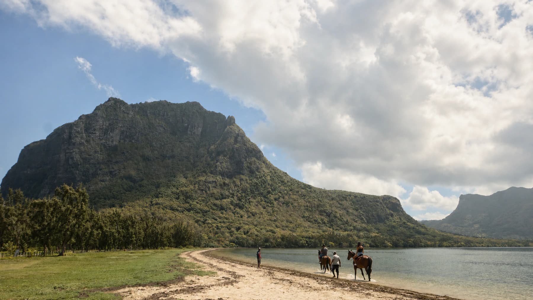 Reiten am Le Morne bei Haras du Morne