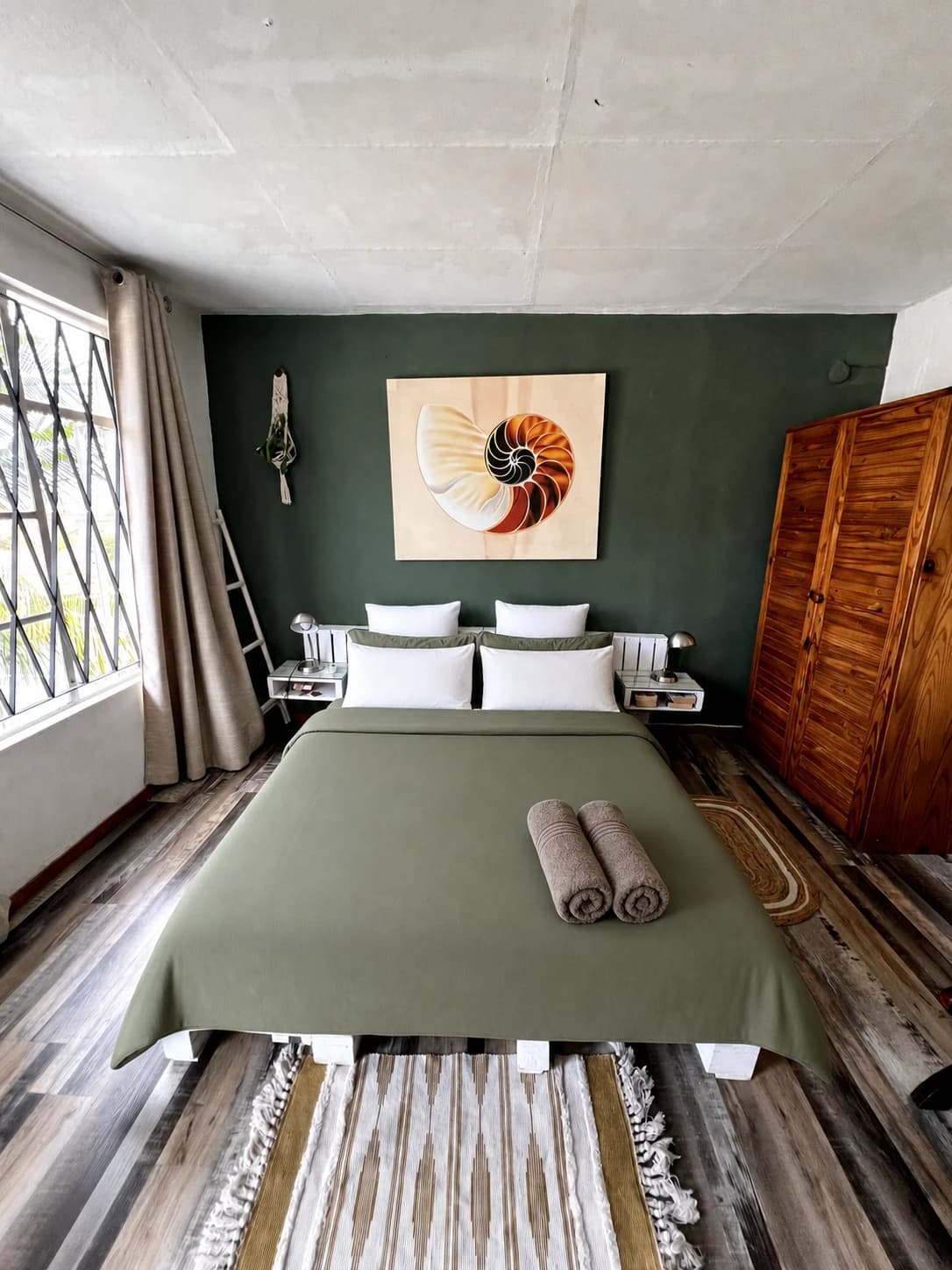 Manu’s Room and its shared spaces in Goodlands.