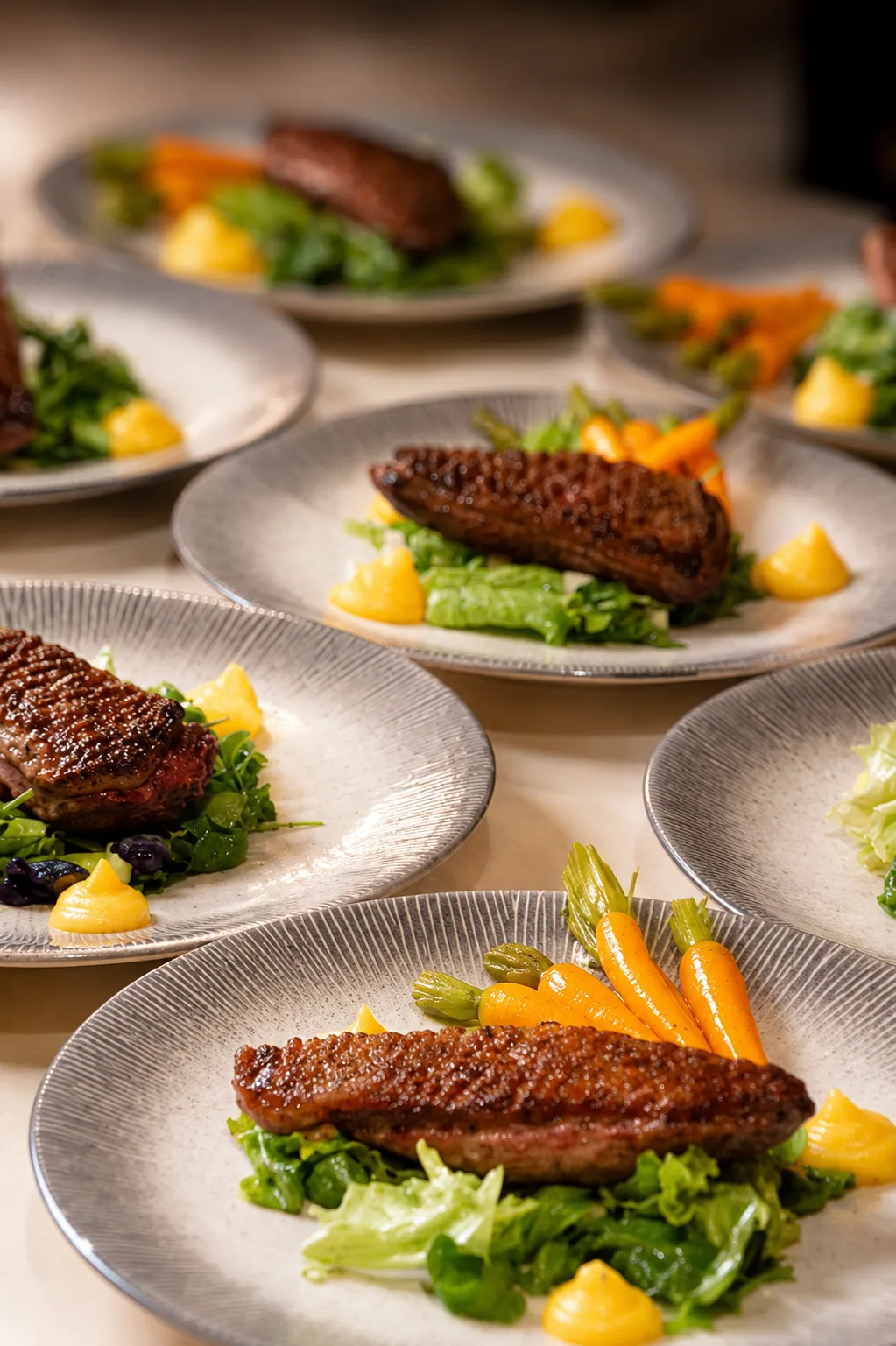 Piatti preparati per una cena con chef privato a Mauritius