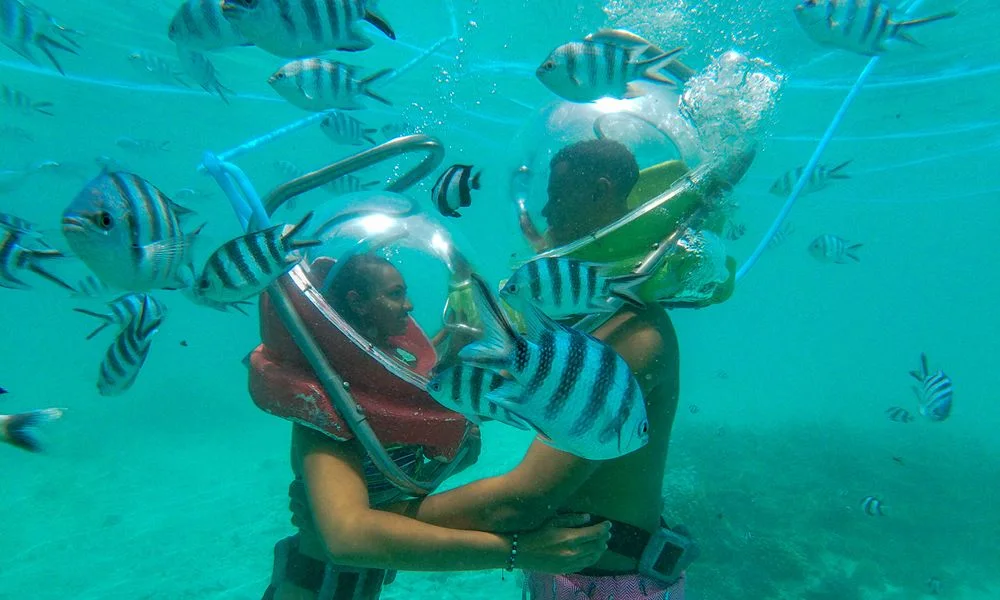 Photo package for three water activities